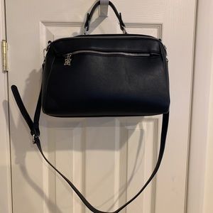 Black BGBGeneration satchel with adjustable shoulder straps